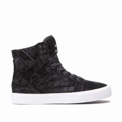 Supra SKYTOP - Naisten Matalavartiset Tennarit - Mustat